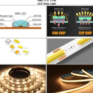 The Advantages and Disadvantage of COB LED Strip Lights and SMD 