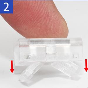 Crystal Buckle Connector with Cables