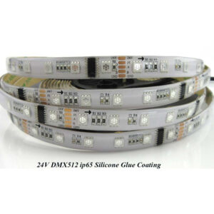 24V Addressable 60 LED RGB DMX LED Tape